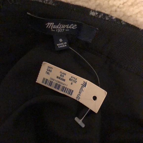 NWT Madewell Shirttail Skirt in Buffalo Plaid size 6 - Picture 6 of 7